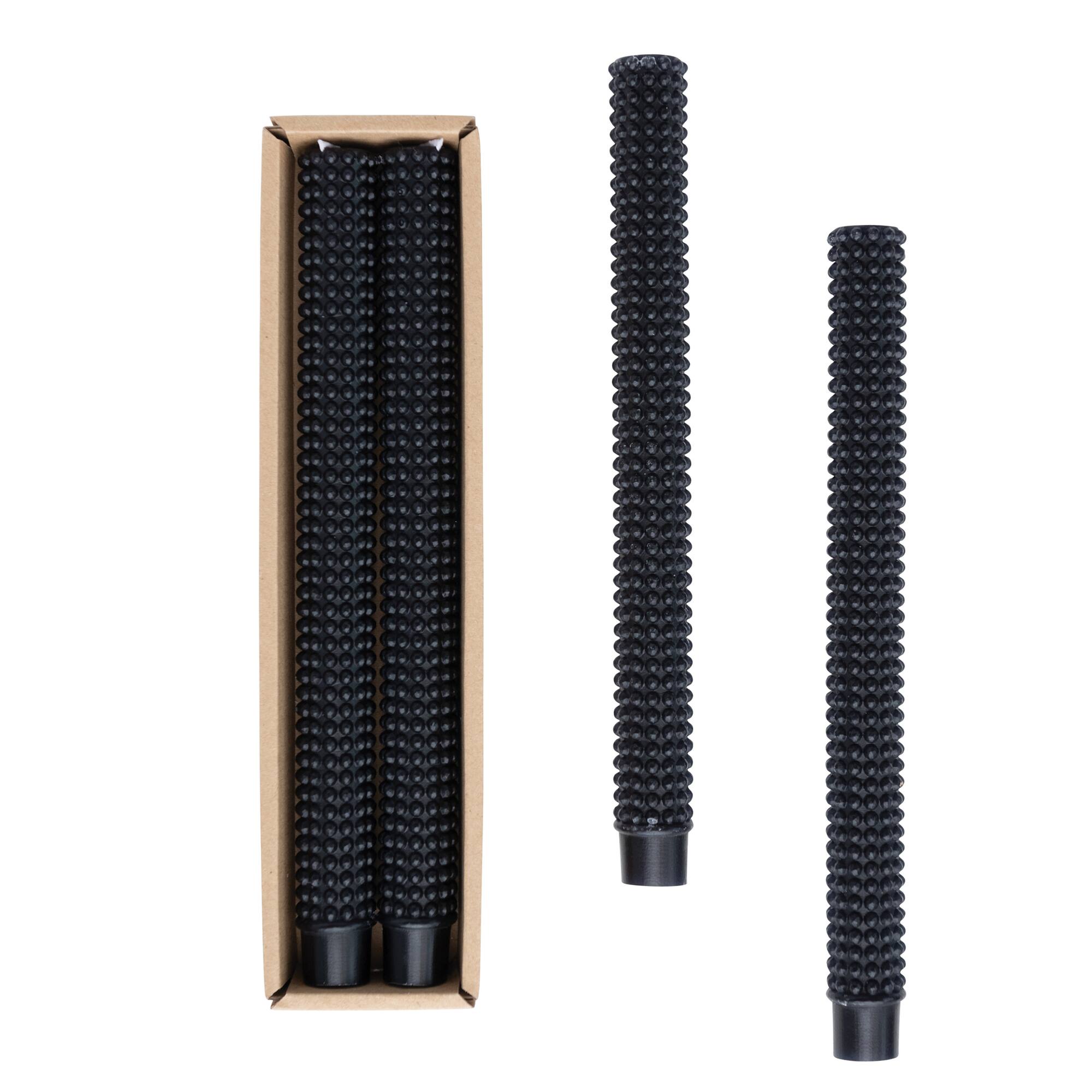 Hello Honey® 10" Unscented Hobnail Taper Candles In Box Set
